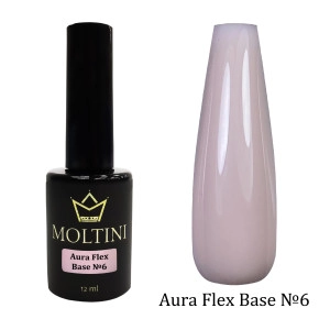 MOLTINI База бескислотная Aura Flex  № 6. 12 мл.